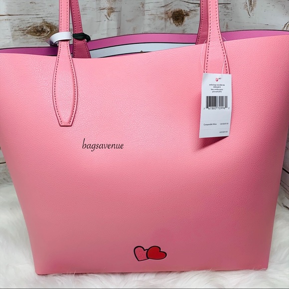 Kate spade riverdale Archie reversible tote pink - Picture 5 of 10